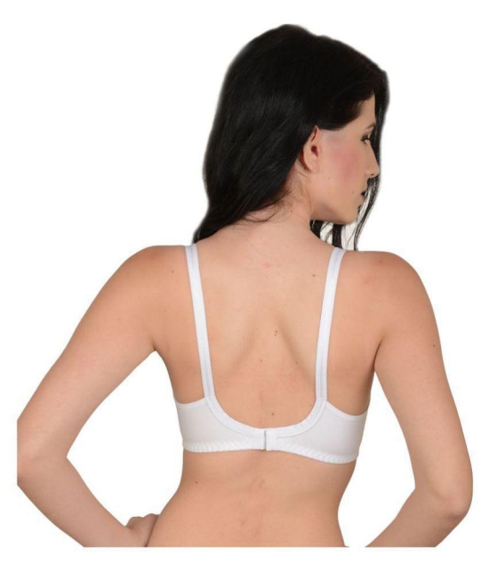 Softskin Poly Cotton Everyday Bra - White - 40B