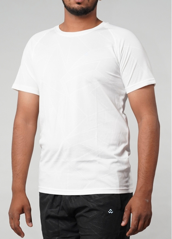 T-Shirts / AIRMesh Raglan / White-Large