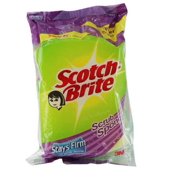 Scotch Brite Scrub Sponge 10 X 6 cm 2 Units