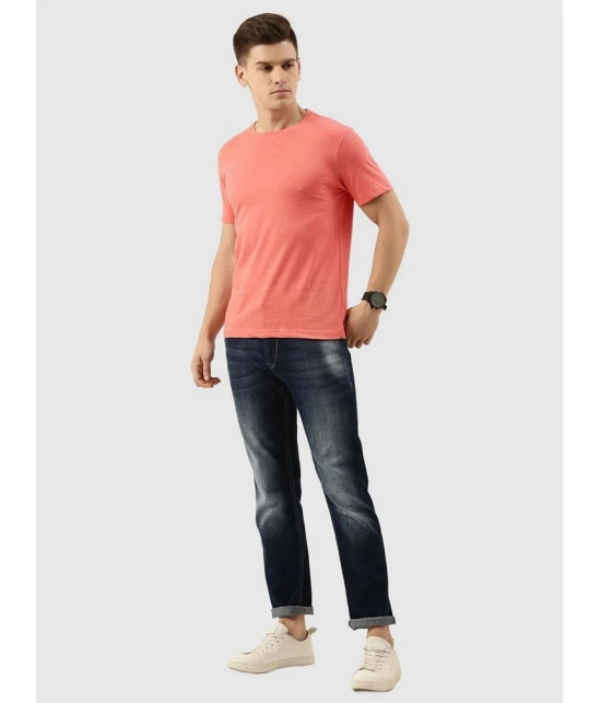 Bene Kleed - Peach Cotton Blend Regular Fit Mens T-Shirt ( Pack of 1 ) - None