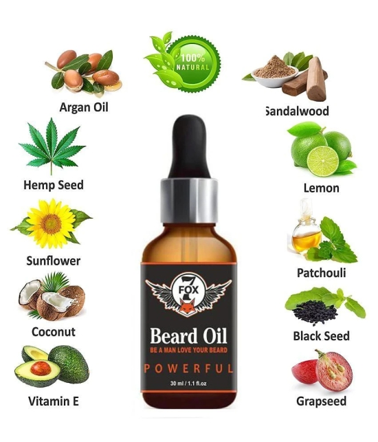 7 FOX PowerFull Beard Oil For Growth 30 ml