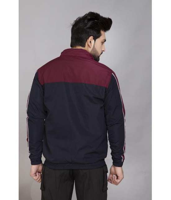 Devhim - Navy Polyester Regular Fit Mens Windcheater Jacket ( Pack of 1 ) - None