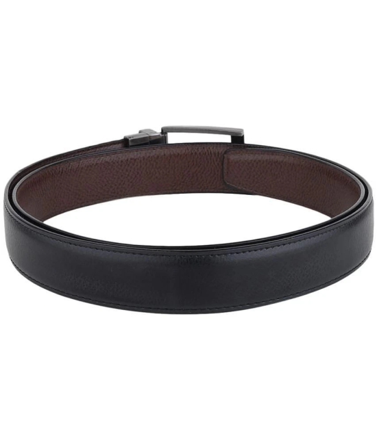 samtroh - Black PU Mens Reversible Belt ( Pack of 1 ) - None