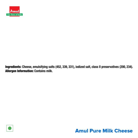 AMUL PROCESSED CHEESE SLICES 400G