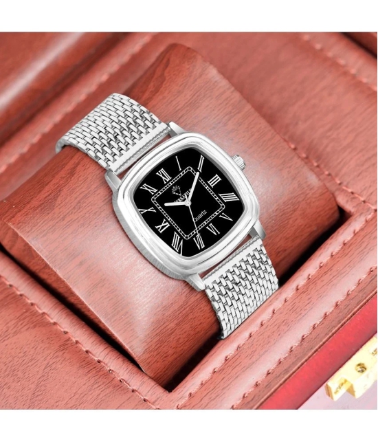 Versatile Silver Metal Analog Mens Watch