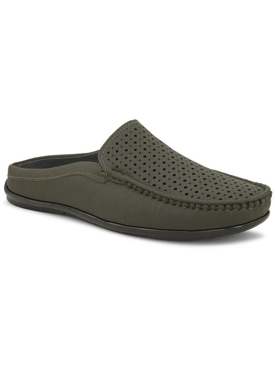 Sir Corbett Olive Mens Slip on - 11