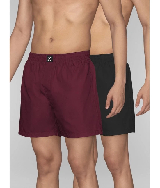 XYXX Multicolor Cotton Mens Boxer- ( Pack of 2 ) - None