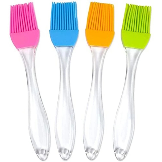 Pack Of_10 Silicon Oil Basting Brush (Color: Assorted) PID37693