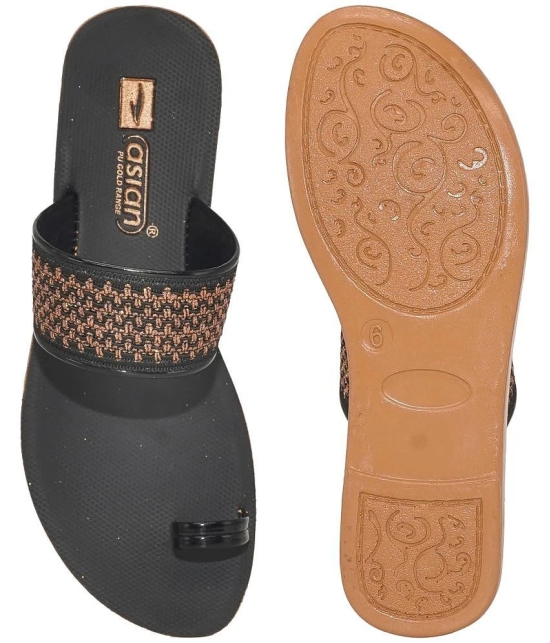 ASIAN Brown Womens Slipper - None