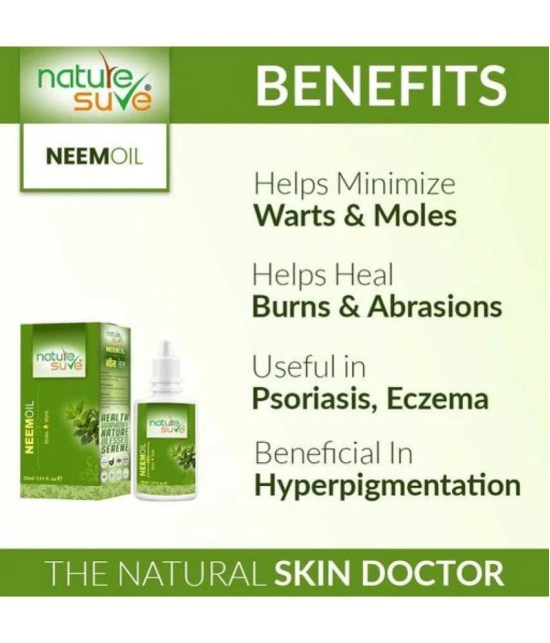 Nature Sure Neem Oil for Moles & Warts in Men & Women - 1 Pack (30ml)