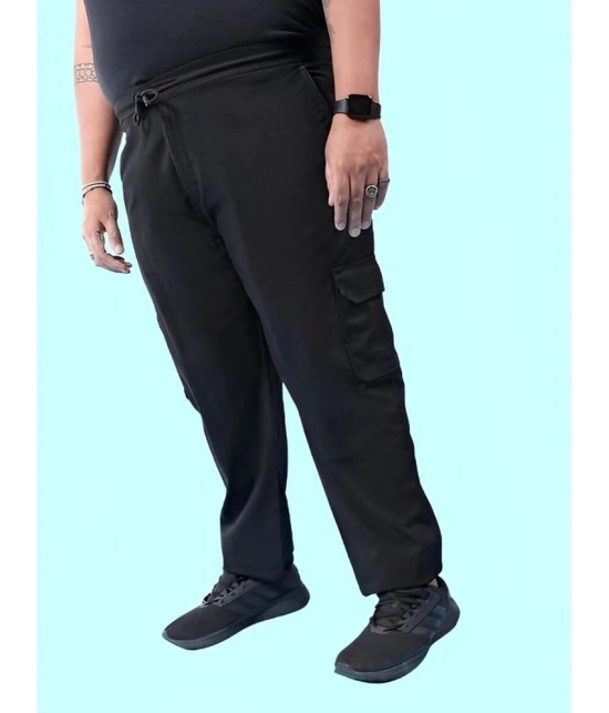 AKTIF Black Lycra Mens Trackpants ( Pack of 1 ) - None