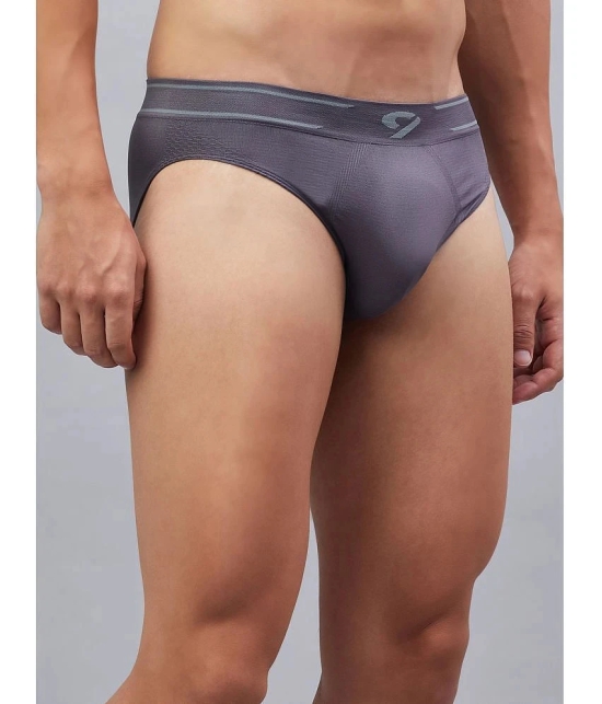 C9 Airwear Nylon Mens Briefs ( Charcoal ) - None