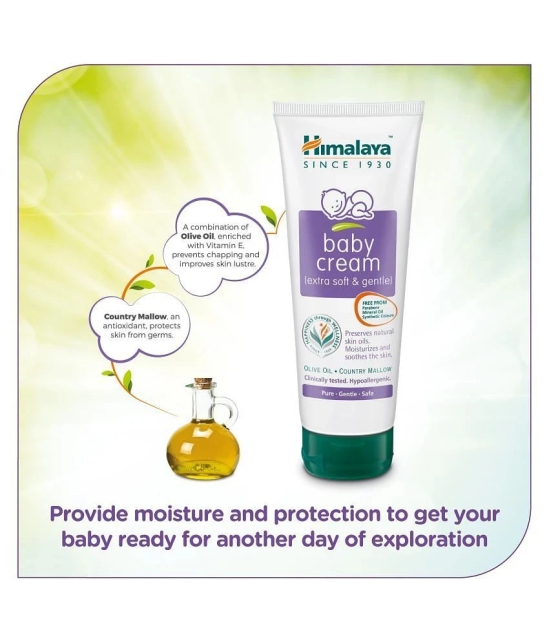 Himalaya  Baby Cream 200 ML Gentle Baby Shampoo 400ML India Combo