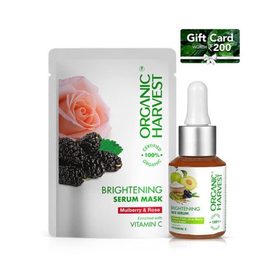 Brightening Serum Mask Combo + Rs.200 Gift Card