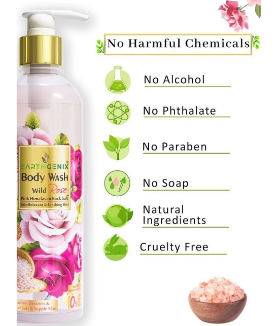 Earthgenix WILD ROSE Body Wash 300 mL