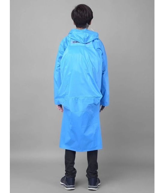 Dollar Rainguard Kids PVC Full Sleeve Solid Raincoat With Adjustable Hood and Pocket - None