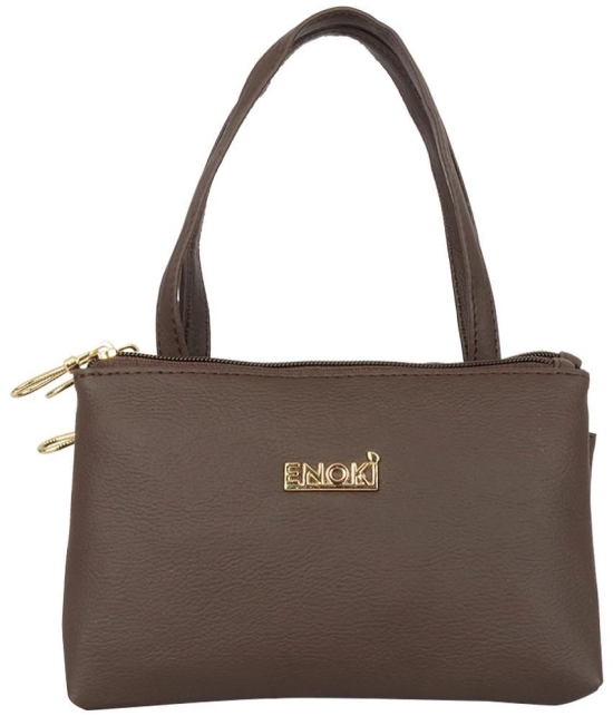 Enoki - Brown Artificial Leather Handheld - Brown