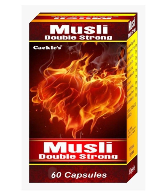 Cackle's Musli Double Strong Capsule 60 no.s Pack Of 1