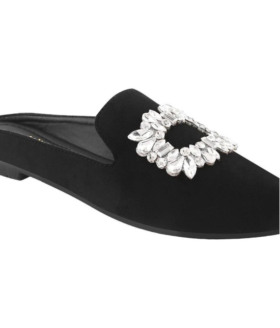 Shoetopia Black Womens Casual Ballerinas - None