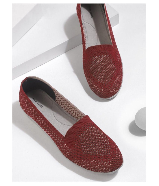 MARC LOIRE Red Ballerinas - None