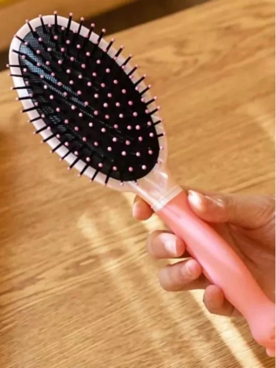 Stylish Best Quality Hair Brush (MultiColours)-Pink