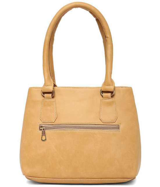 Fostelo - Beige  PU Shoulder Bag - Beige