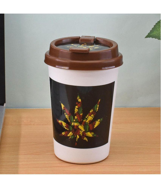 Plastic Car Ashtray Bucket with Lid for Smokers (9793) - Multi Color