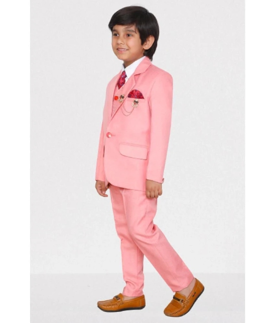 DKGF Fashion - Pink Polyester Boys Suit ( Pack of 1 ) - None