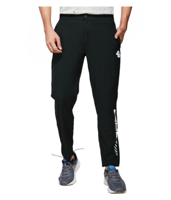 Forbro - Black Polyester Men's Sports Trackpants ( Pack of 1 ) - L