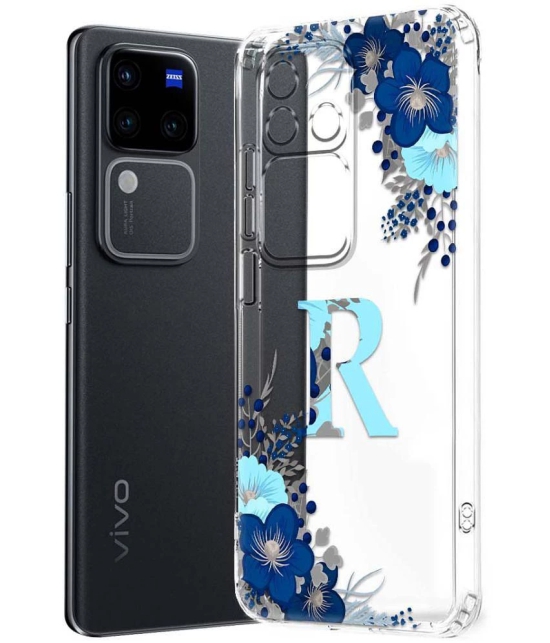 NBOX Multicolor Printed Back Cover Silicon Compatible For Vivo V30 Pro 5G ( Pack of 1 )