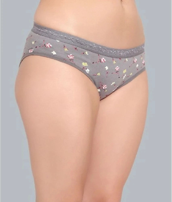 Bruchi Club Multi Color Hipster Panty Cotton Printed Womens Hipster ( Pack of 3 ) - None