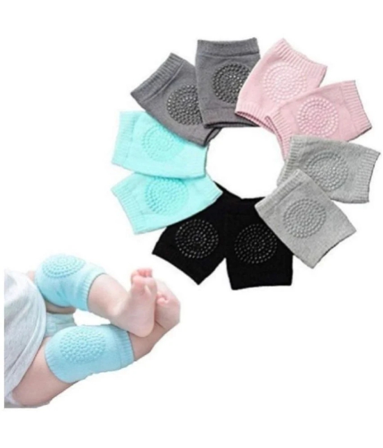 NAMRA Multicolor Cotton Baby Knee Pad ( Pair of 2 )