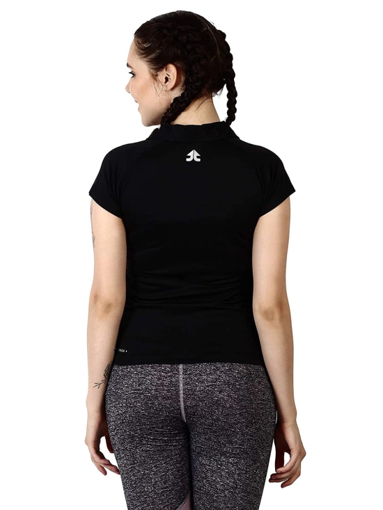 WOMEN CORE POLO-XS / Black