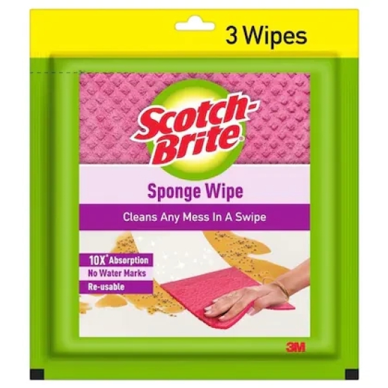 3M Sponge Wipe Ss Large, 1 Pc