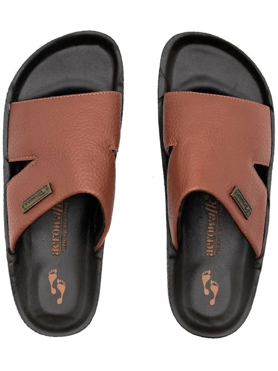 Aerowalk Tan Mens Daily Slipper - None