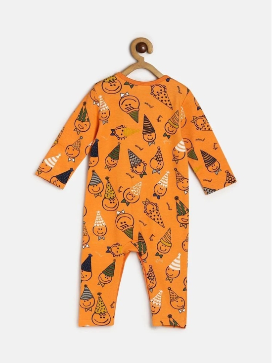 miniklub Multicolor Cotton Rompers For Baby Boy ( Pack of 2 ) - None