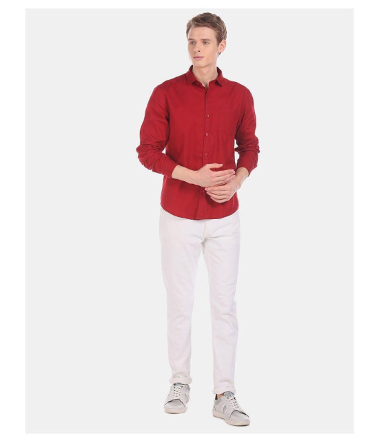 Ruggers Cotton Blend Red Shirt - None