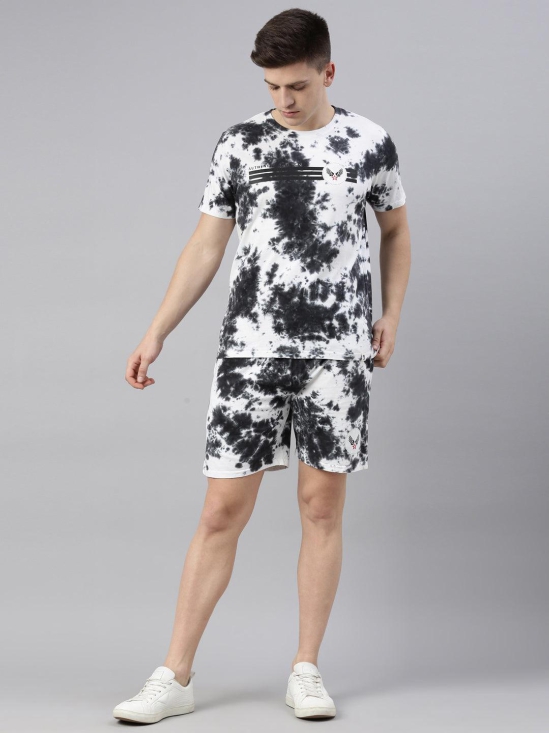 JOVEN MENS TIE-DYE SHORTS(SHORTS ONLY)-L