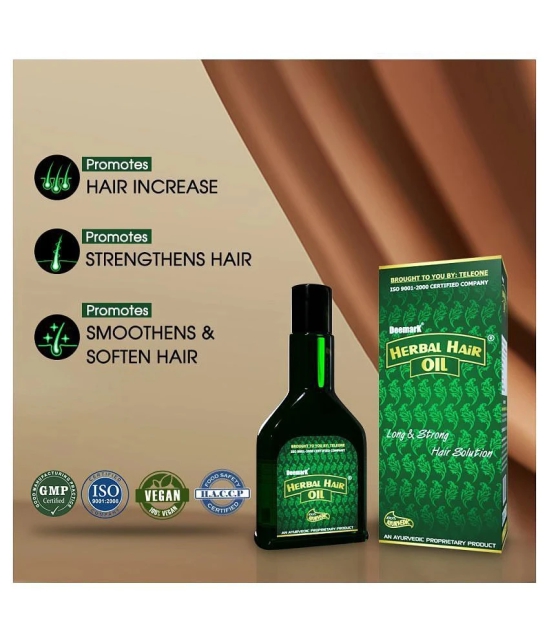 Deemark Herbal Hair Oil  (Pack of 3, 360ml.) - Long & Shiny Hair | Anti Hair Fall Control | Thick & Long Lasting Soft Hair