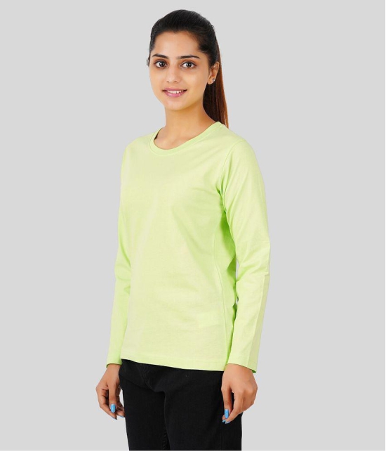 ferocious - Mint Green Cotton Regular Fit Women's T-Shirt ( Pack of 1 ) - None