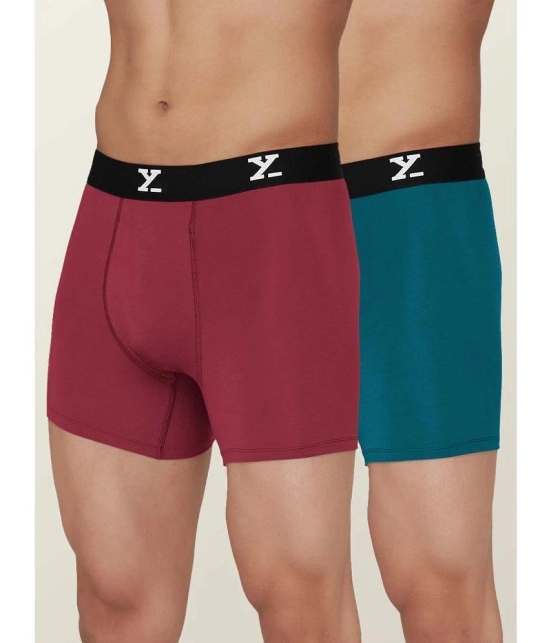 XYXX Pack of 2 Modal Mens Briefs ( Multicolor ) - None