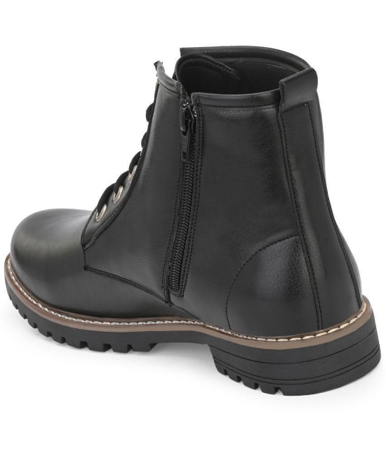 Leeport - Black Mens Casual Boots - None