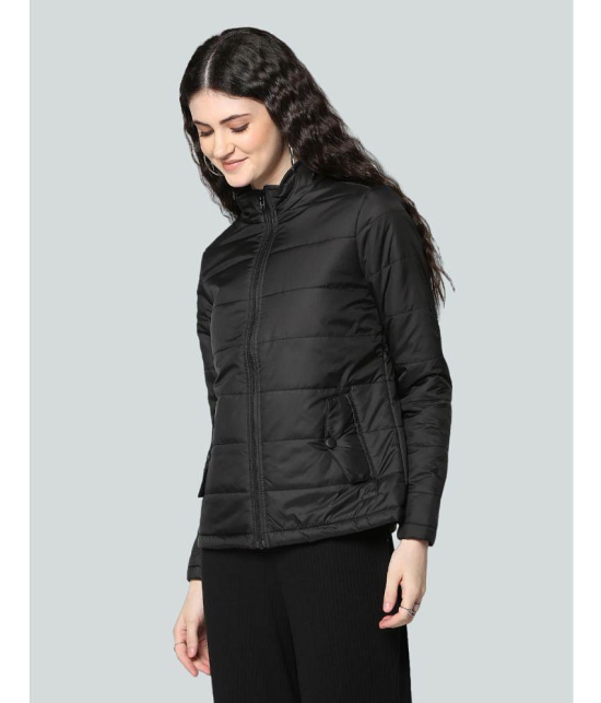 PPTHEFASHIONHUB - Polyester Black Puffer Pack of 1 - None