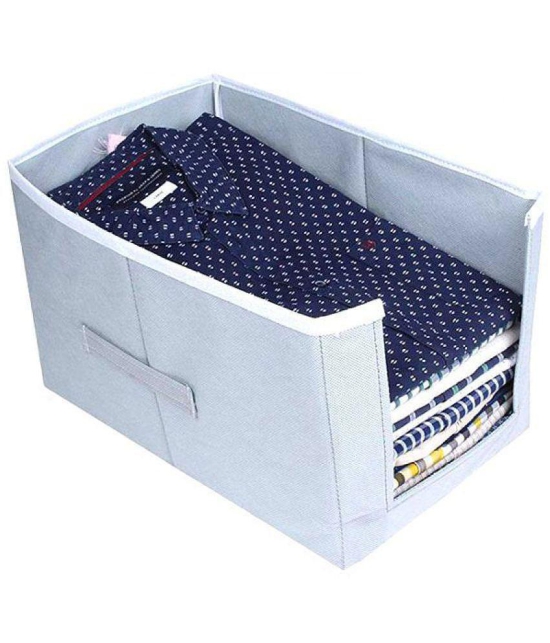 HOMETALES Non-Woven Shirt Stacker & Cloth Organizer,Grey (6U)