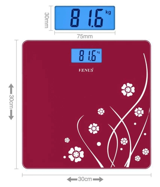 Venus Digital Bathroom Weighing Scales Weighing Capacity - 180 Kg