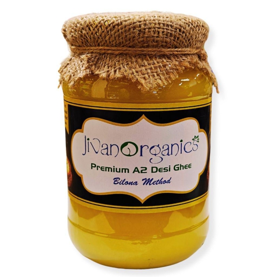 Jivan Organics | A2 Ghee | Desi | Karnataka Breed | Bilona Method | 500ml