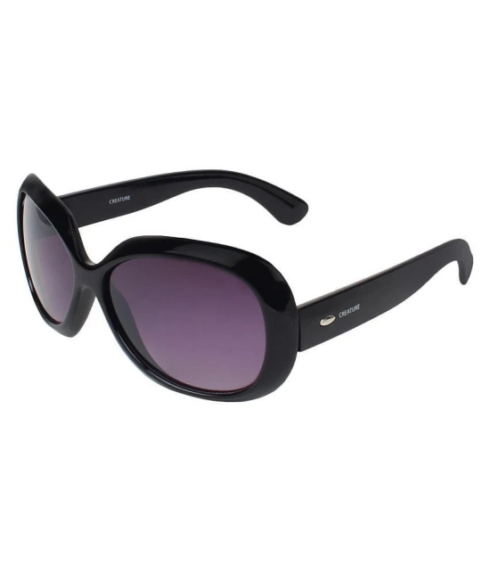 Creature - Black Cat Eye Sunglasses ( Pack of 1 ) - Medium