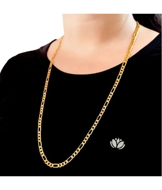 FASHION FRILL - Gold Plated Chain ( Pack of 1 ) - Golden