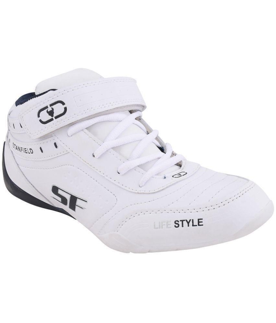 Stanfield Fusion Ankle White Men Shoes - White Mens Sneakers - None