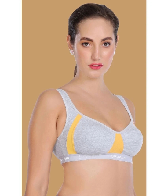 Madam Cotton Lightly Padded Womens Everyday Bra ( Yellow ) - None